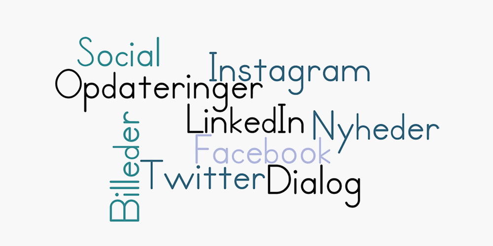 Vi hjælper med tekst og nyheder til sociale medier, Content Communications
